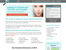 Tablet Screenshot of eyelashenhancer.net